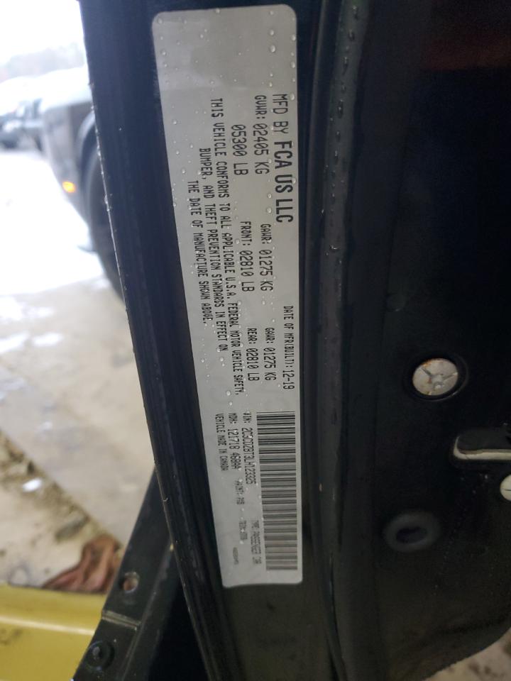 2020 Dodge Challenger R/T VIN: 2C3CDZBT3LH123325 Lot: 89895795