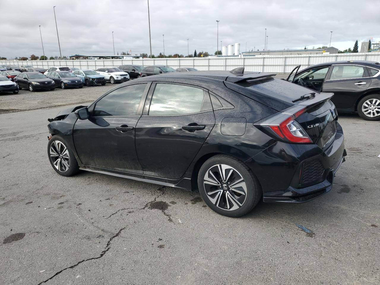 2019 Honda Civic Sport black null gas SHHFK7G47KU214962 photo #3