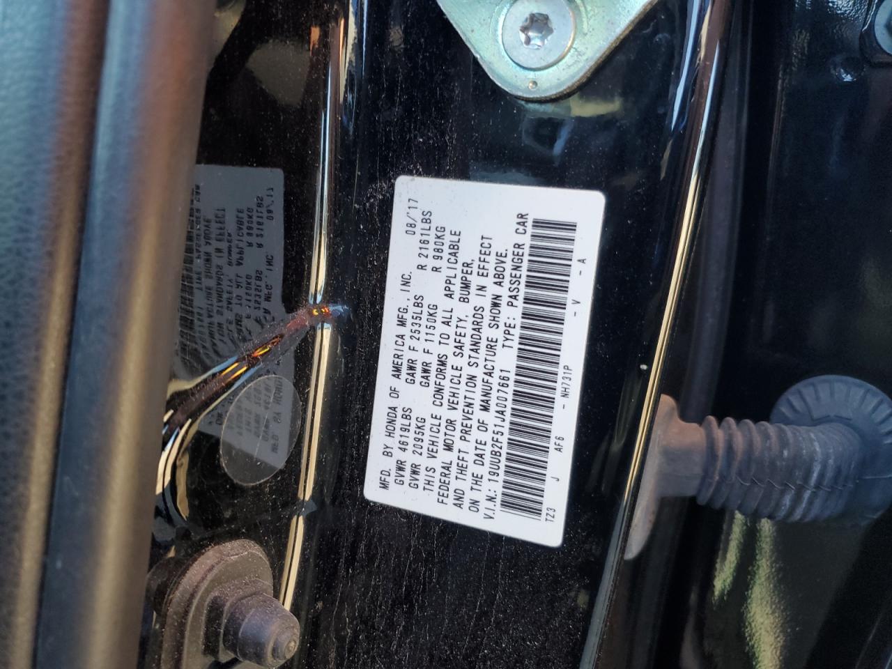 2018 Acura Tlx Tech VIN: 19UUB2F51JA007661 Lot: 84791505