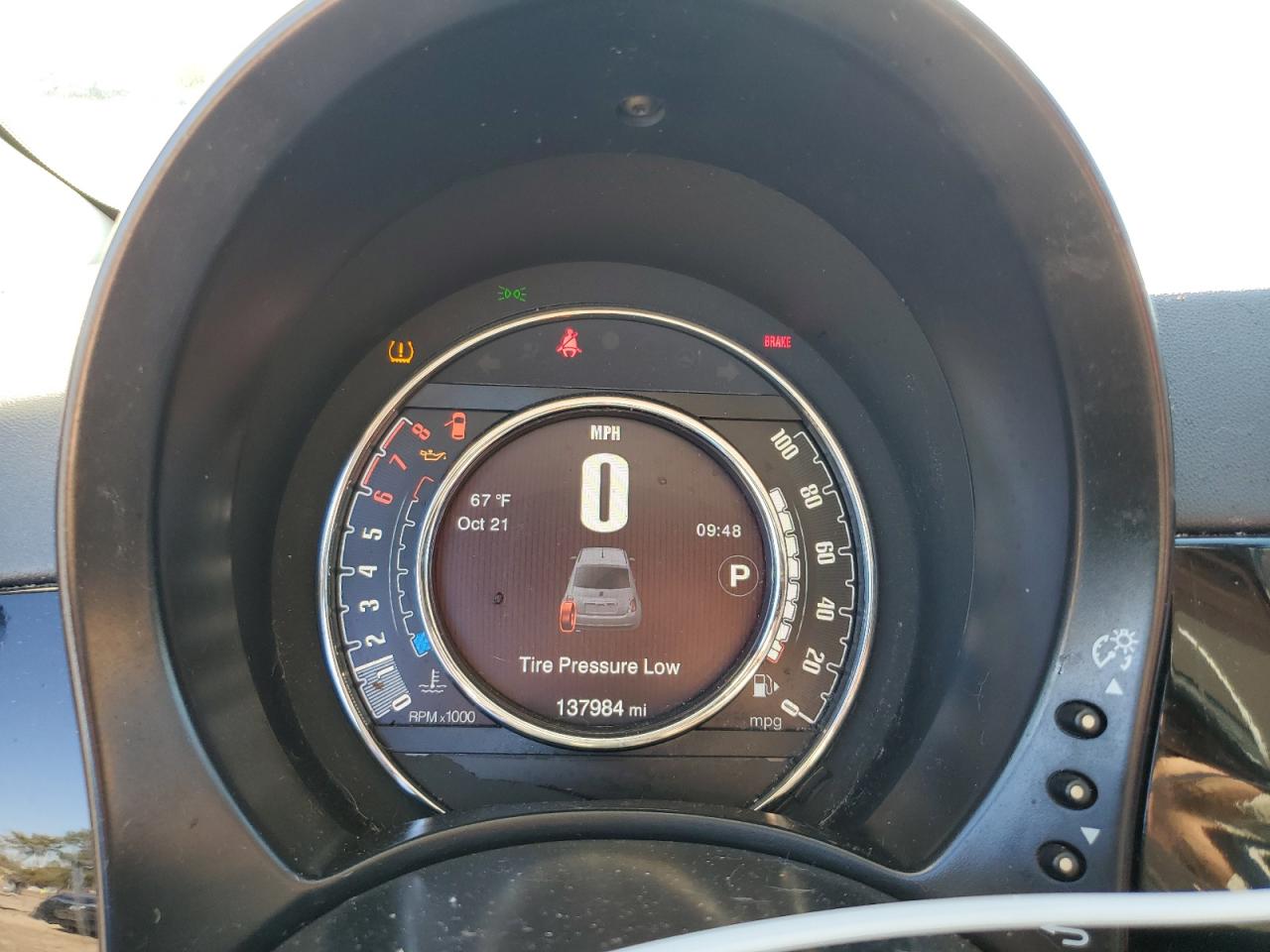 2017 Fiat 500 Lounge VIN: 3C3CFFCRXHT704704 Lot: 86798215