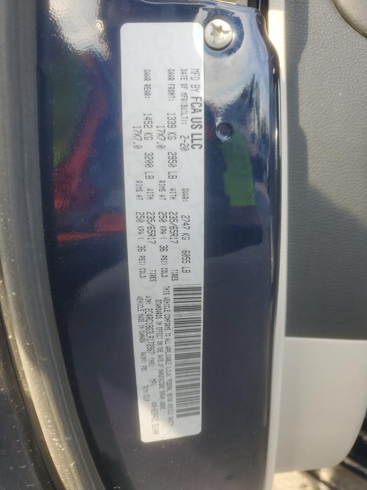 2020 Chrysler Pacifica Touring L VIN: 2C4RC1BG3LR172967 Lot: 84915825