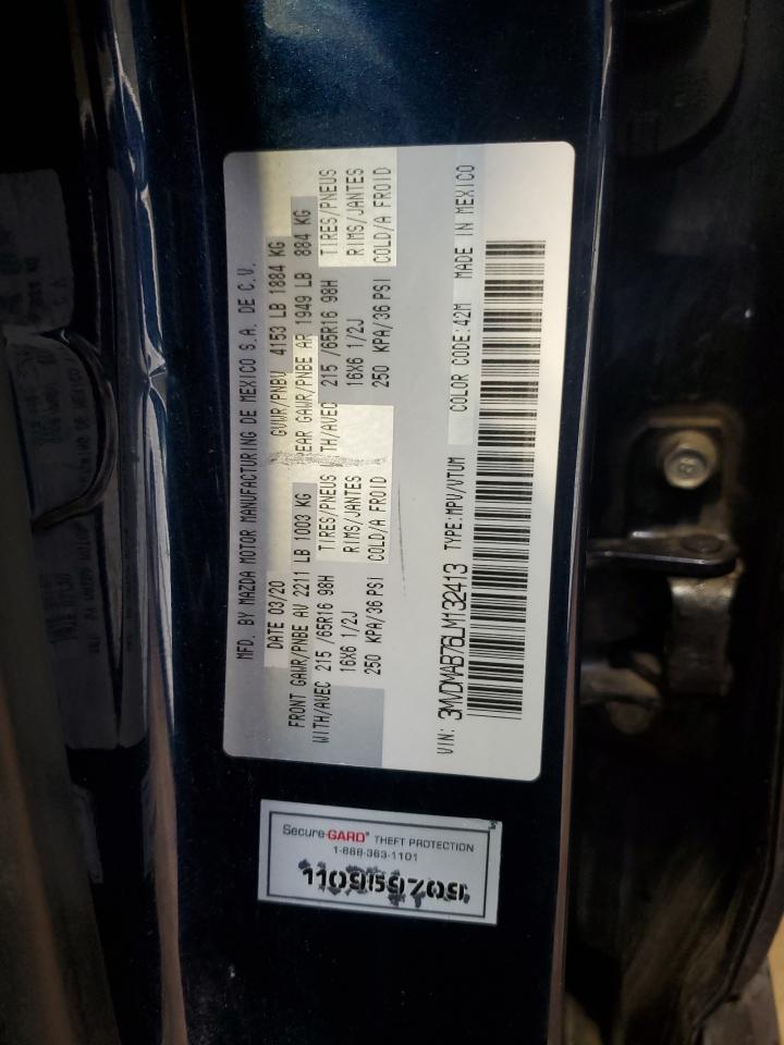 2020 Mazda Cx-30 Gx VIN: 3MVDMAB76LM132413 Lot: 87184265