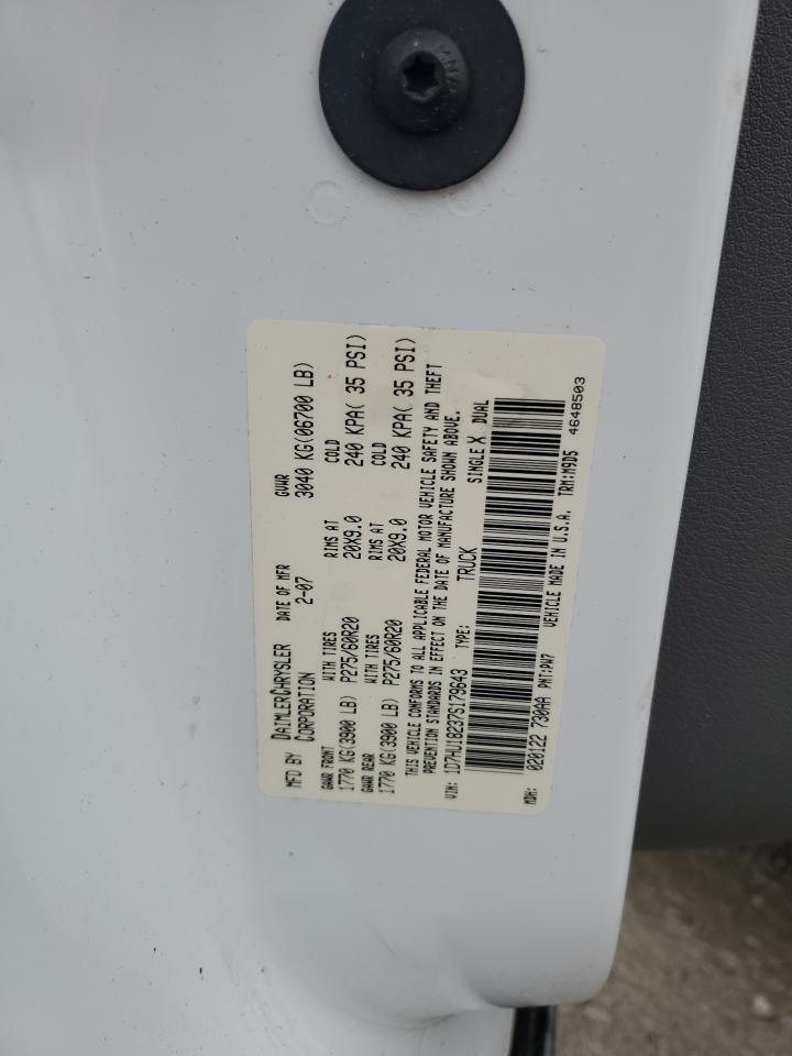 2007 Dodge Ram 1500 St VIN: 1D7HU18237S179643 Lot: 90520595