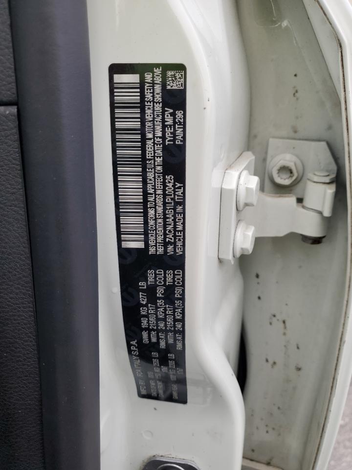 2020 Jeep Renegade Sport VIN: ZACNJAAB1LPL00425 Lot: 86230255