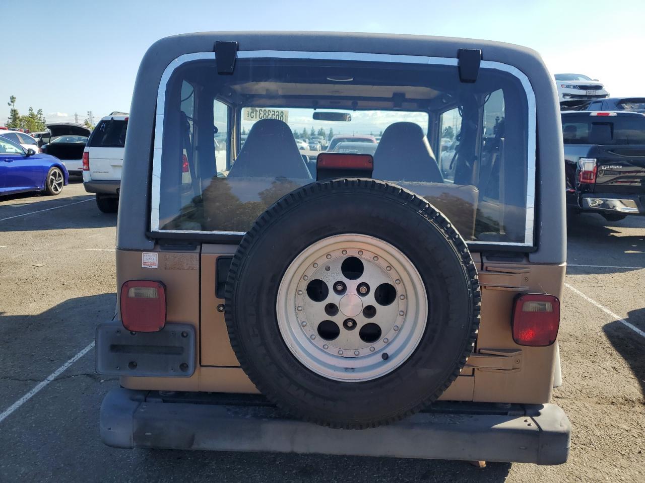 1999 Jeep Wrangler / Tj Sport VIN: 1J4FY19S9XP417531 Lot: 86538315