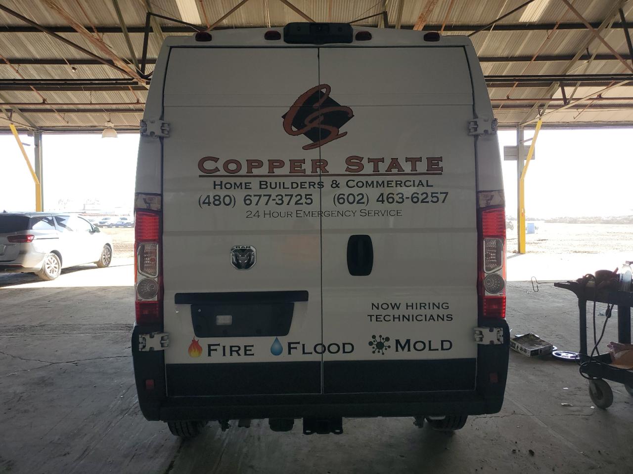 2023 Ram Promaster 2500 Delivery Van VIN: 3C6LRVDG0PE564392 Lot: 87460865