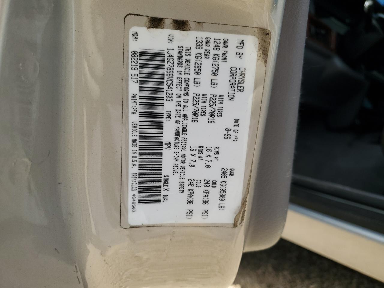 1997 Jeep Grand Cherokee Limited VIN: 1J4GZ78S6VC541203 Lot: 82481805