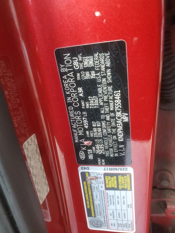 2019 Kia Sportage Lx VIN: KNDPM3AC8K7558461 Lot: 85136055