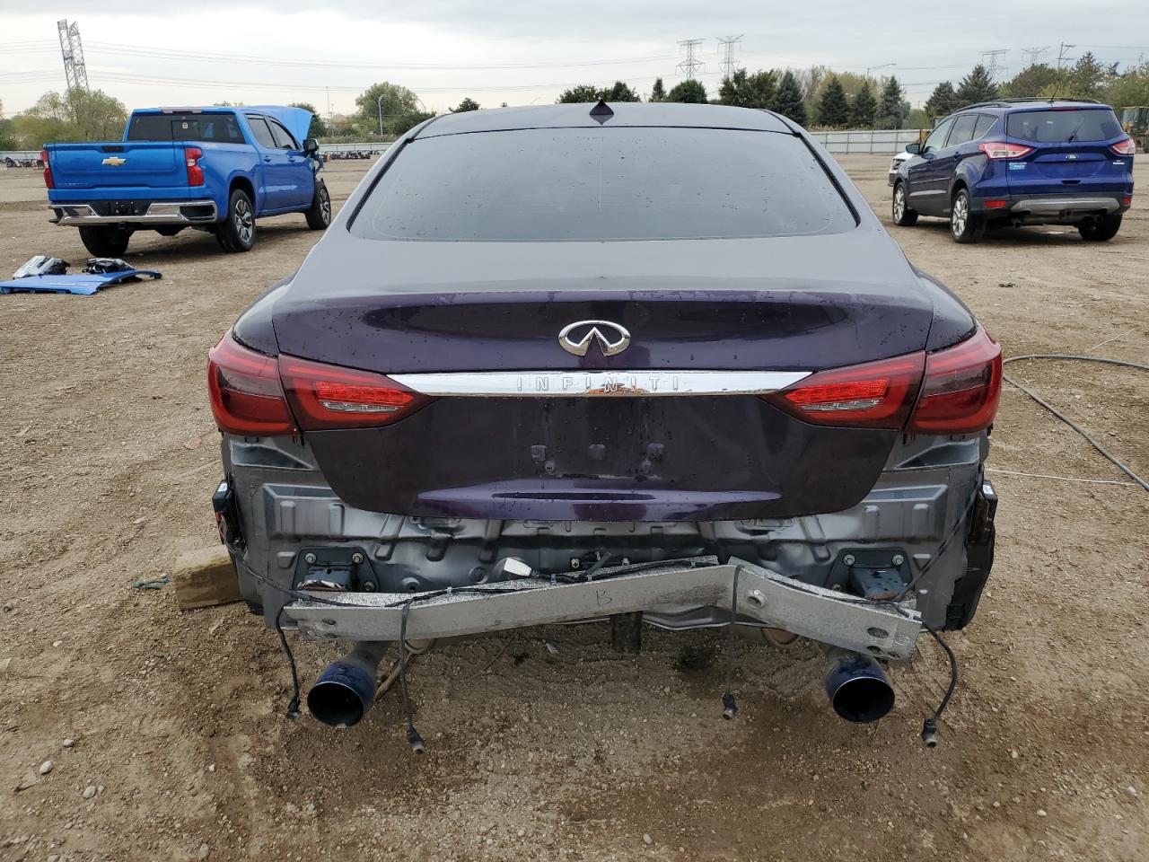 2018 Infiniti Q50 Red Sport 400 VIN: JN1FV7AR6JM481144 Lot: 86242095