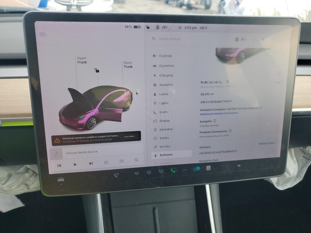 2020 Tesla Model 3 VIN: 5YJ3E1EA6LF793011 Lot: 86673815