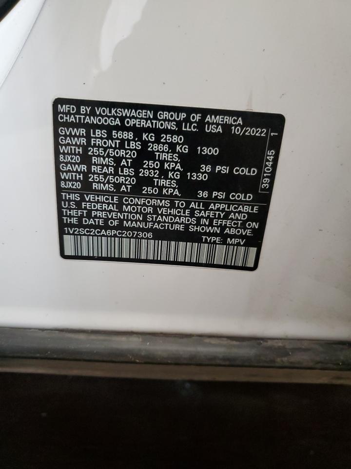 2023 Volkswagen Atlas Cross Sport Sel R-Line VIN: 1V2SC2CA6PC207306 Lot: 86311255