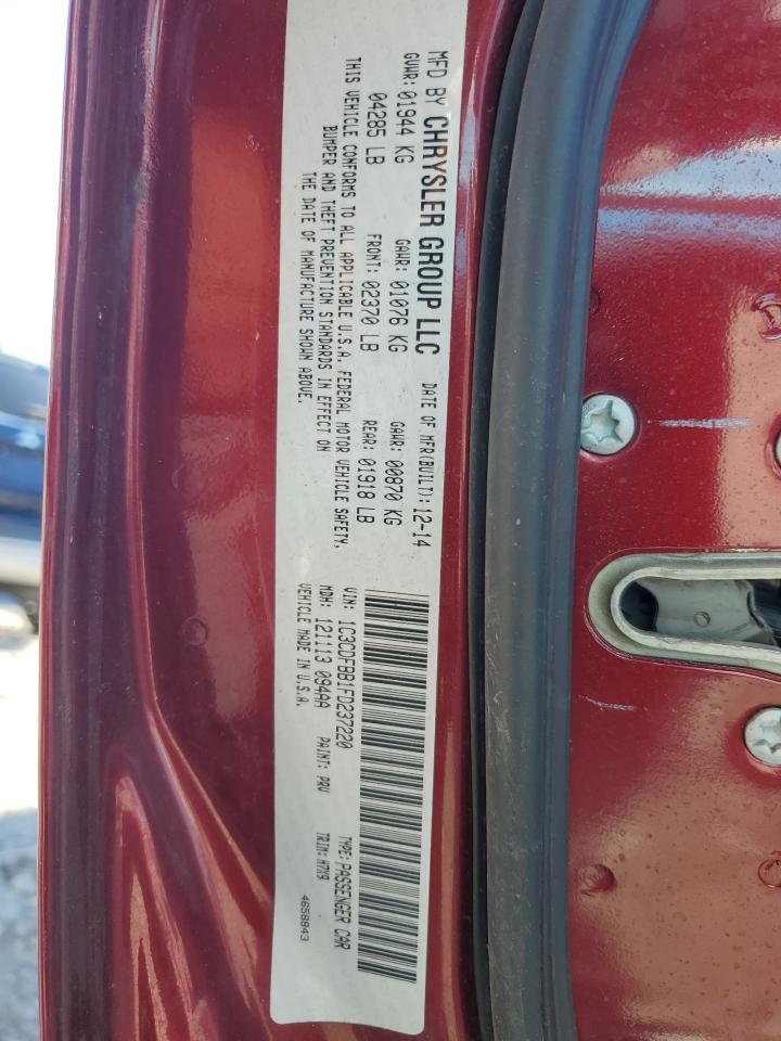 2015 Dodge Dart Sxt VIN: 1C3CDFBB1FD237220 Lot: 87299935