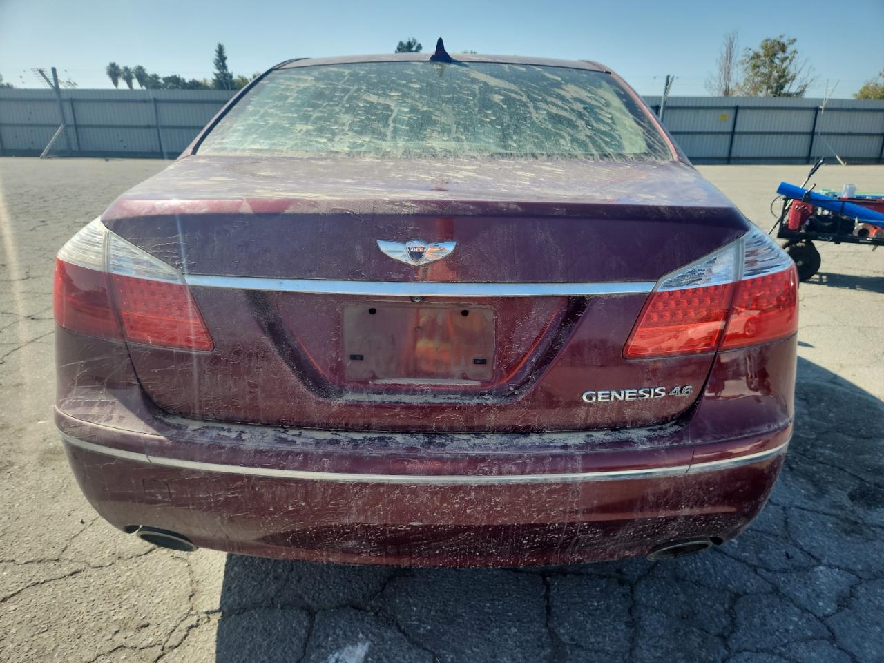 2011 Hyundai Genesis 4.6L VIN: KMHGC4DF8BU125007 Lot: 87026275