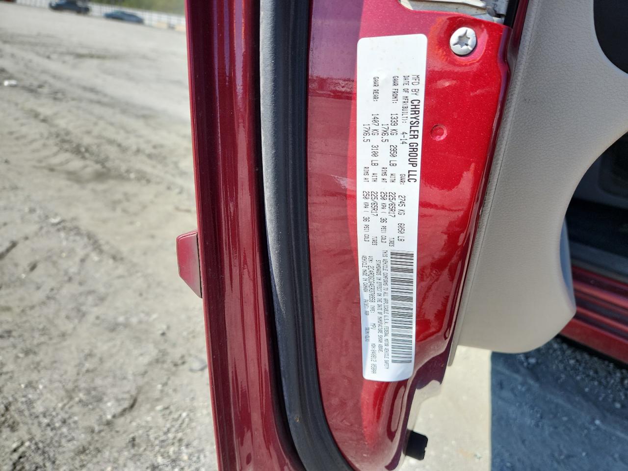 2014 Dodge Grand Caravan Sxt VIN: 2C4RDGCG4ER370958 Lot: 84572855