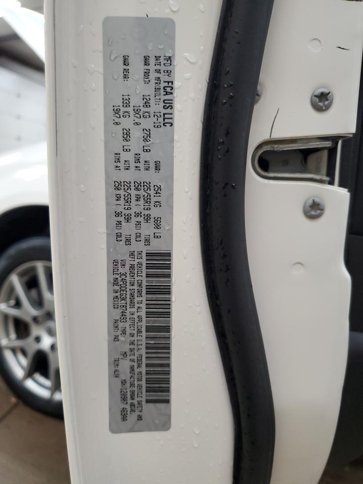 2019 Dodge Journey Gt VIN: 3C4PDDEG3KT874493 Lot: 89822975