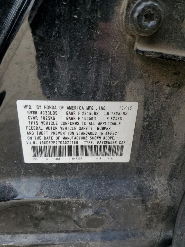 2016 Acura Ilx Premium VIN: 19UDE2F77GA020156 Lot: 85561955