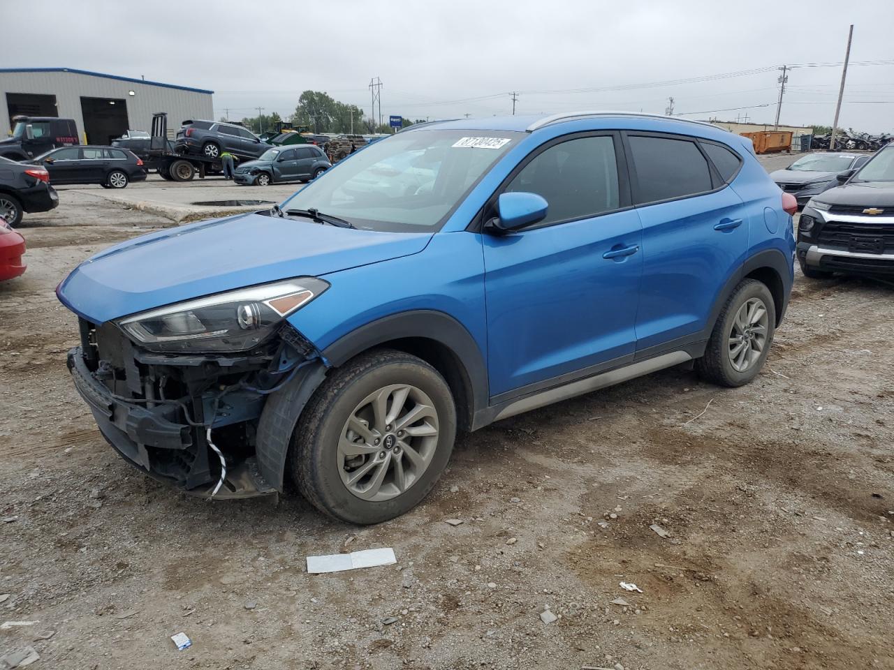 HYUNDAI TUCSON 2018. Lot# 87130425. VIN KM8J3CA43JU656858. Photo 1