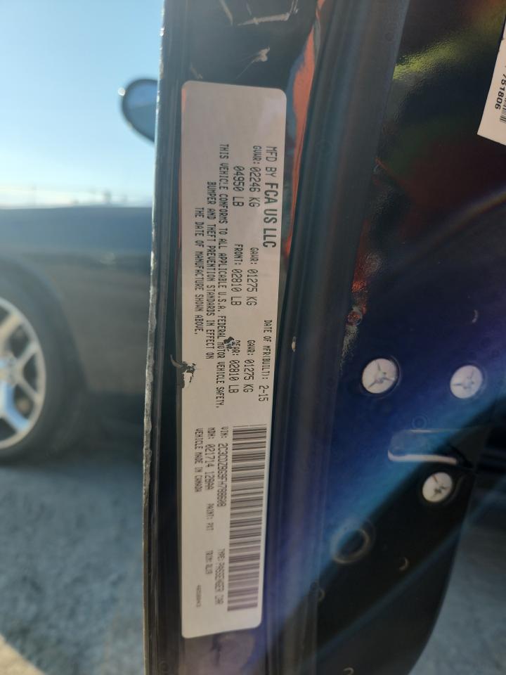 2015 Dodge Challenger Sxt Plus VIN: 2C3CDZBG9FH788608 Lot: 84660885