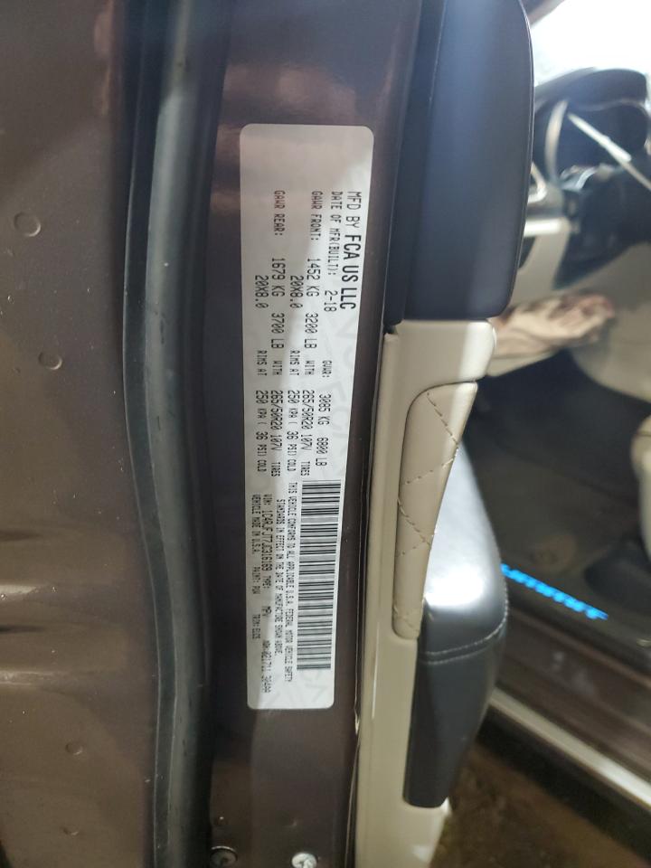 2018 Jeep Grand Cherokee Summit VIN: 1C4RJFJT7JC316169 Lot: 86236365