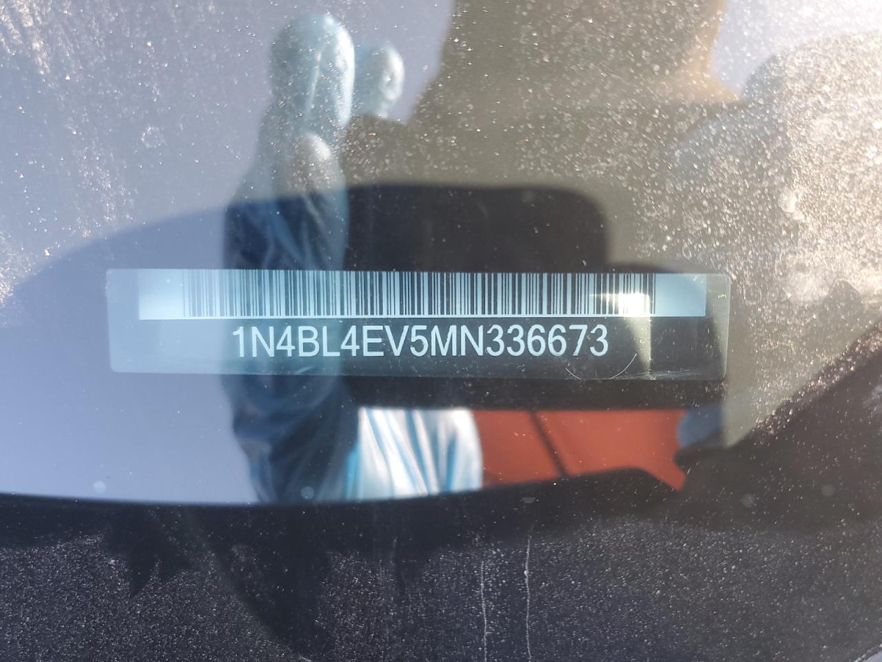 2021 Nissan Altima Sl VIN: 1N4BL4EV5MN336673 Lot: 80289985