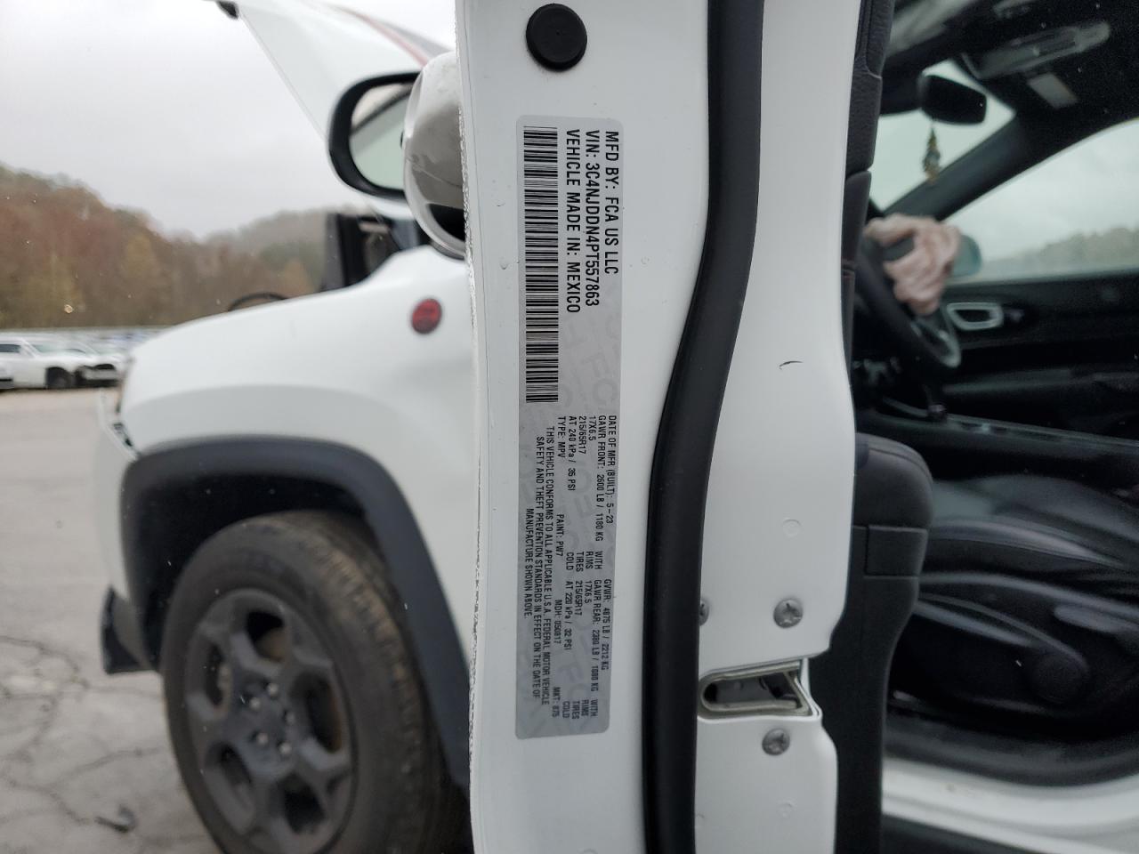 2023 Jeep Compass Trailhawk VIN: 3C4NJDDN4PT557863 Lot: 90712005