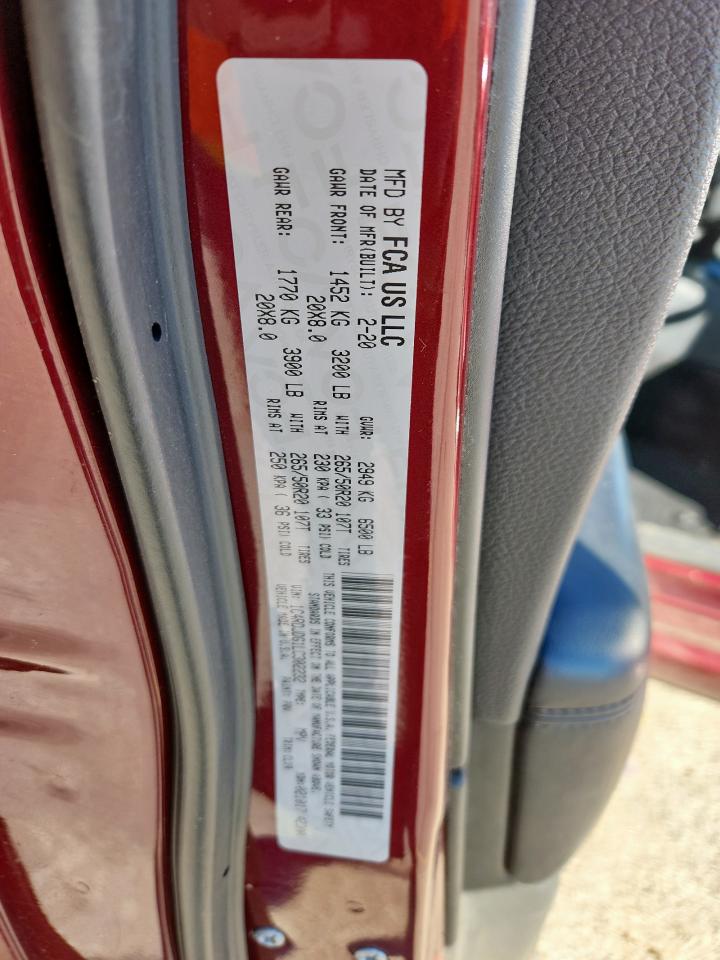 2020 Dodge Durango Gt VIN: 1C4RDJDG1LC302232 Lot: 90650585