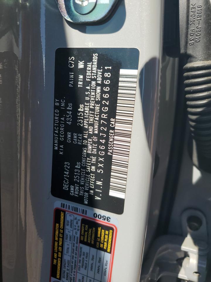 2024 Kia K5 Gt Line VIN: 5XXG64J27RG266681 Lot: 85685745