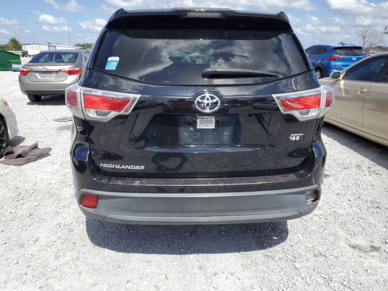 2016 Toyota Highlander Le VIN: 5TDZARFH9GS019711 Lot: 85581115