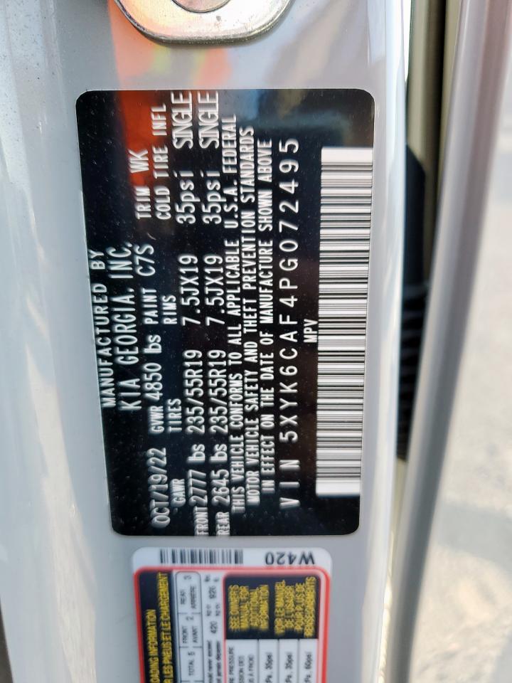 2023 Kia Sportage X Line VIN: 5XYK6CAF4PG072495 Lot: 84770015