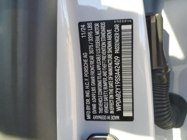 2025 PORSCHE TAYCAN 4S  