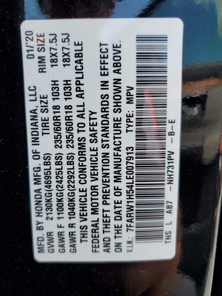 2020 Honda Cr-V Ex VIN: 7FARW1H54LE007913 Lot: 82221155