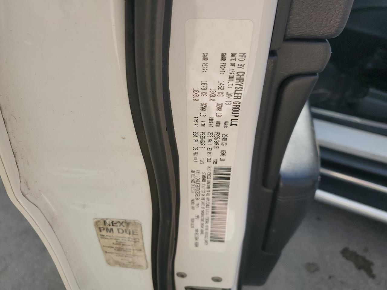 2013 Jeep Grand Cherokee Limited VIN: 1C4RJFBG7DC656184 Lot: 84805875