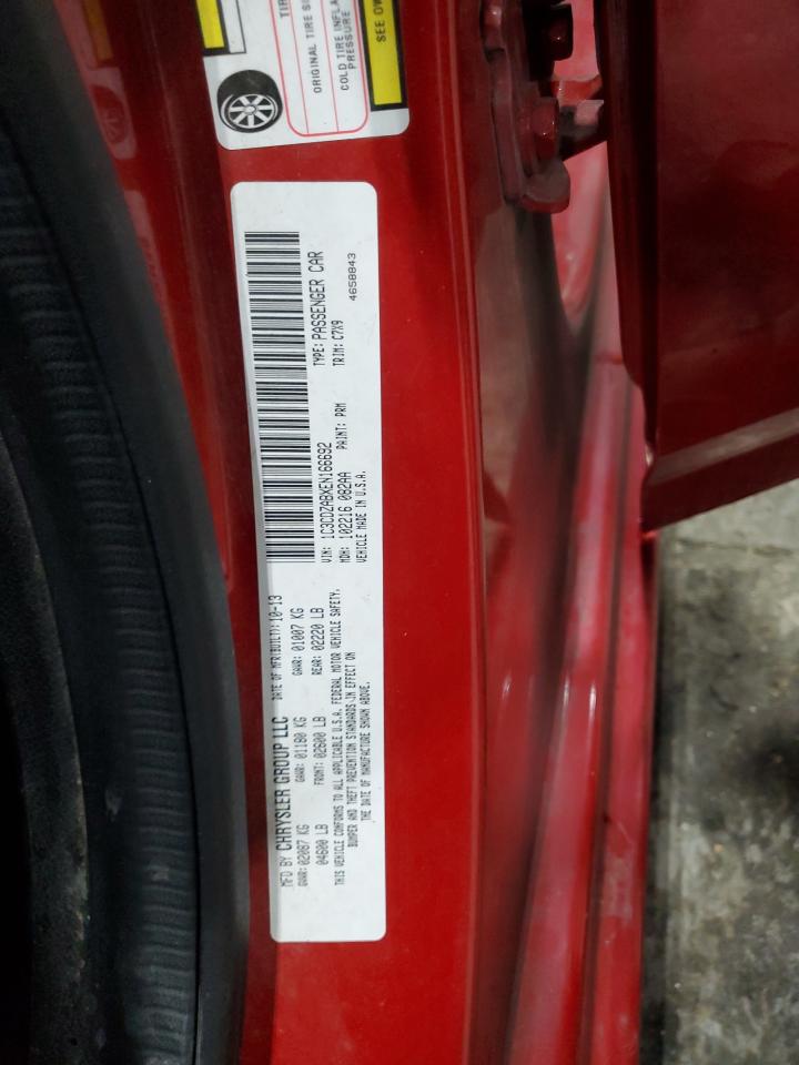 2014 Dodge Avenger Se VIN: 1C3CDZABXEN166692 Lot: 86147955