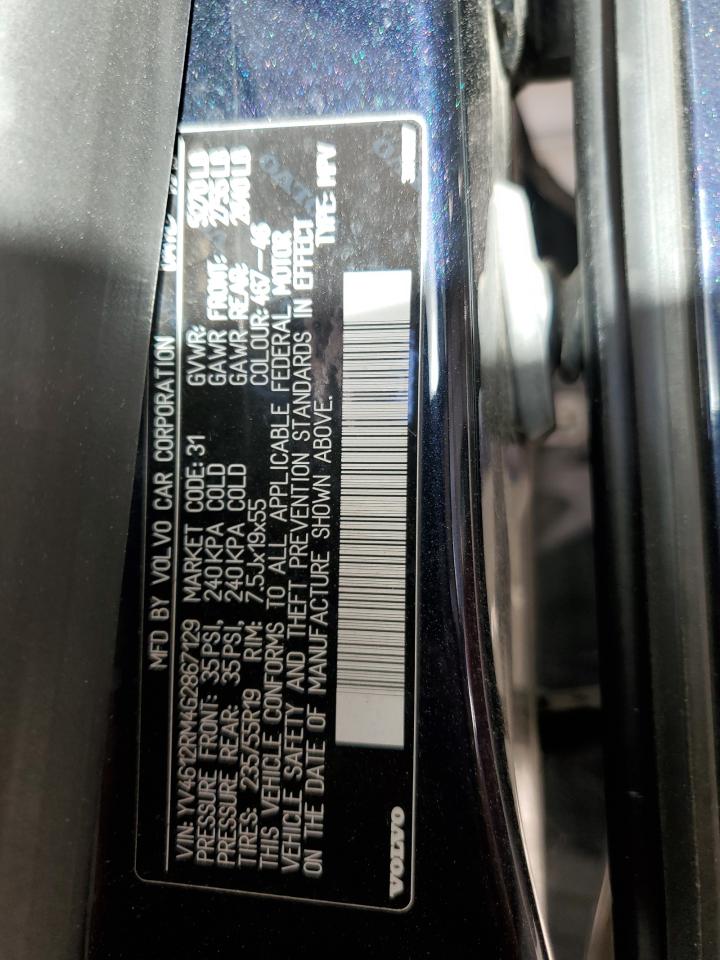 2016 Volvo Xc60 T5 Platinum VIN: YV4612RM4G2867129 Lot: 89442325