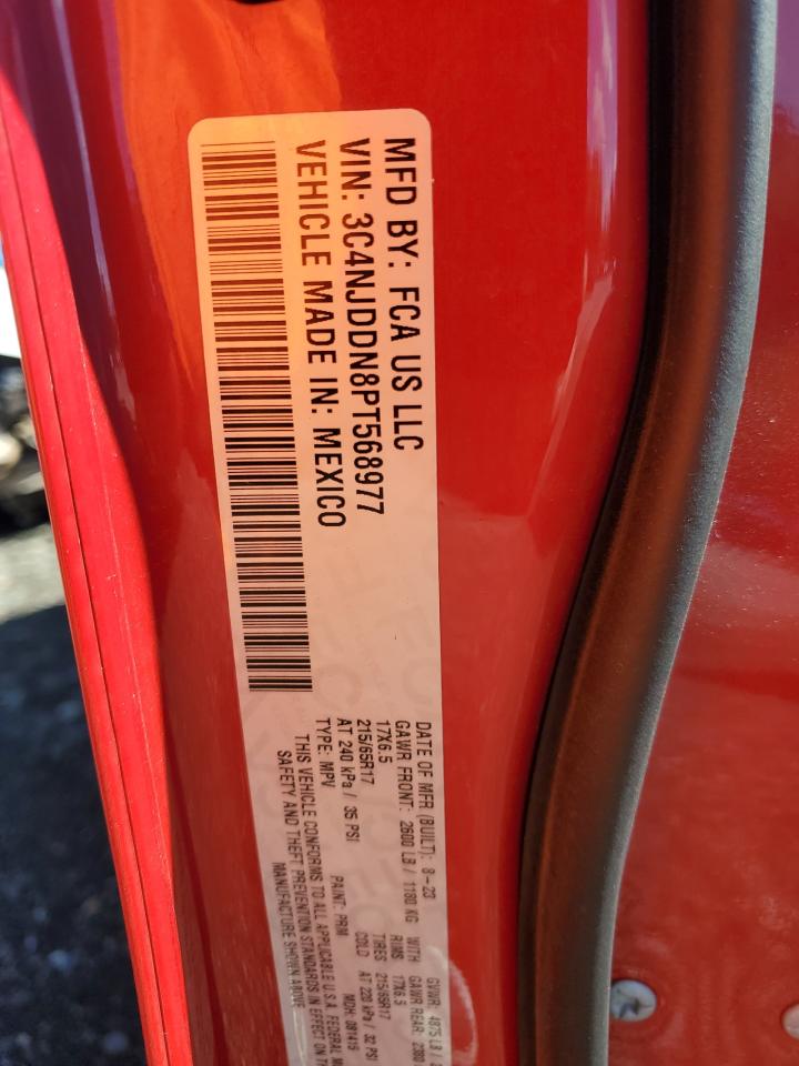 2023 Jeep Compass Trailhawk VIN: 3C4NJDDN8PT568977 Lot: 84547415