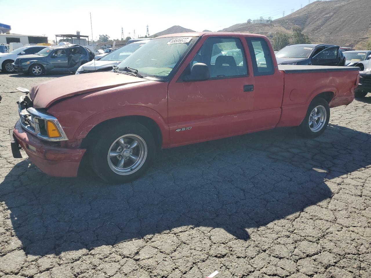 1997 Chevrolet S Truck S10 red pickup gas 1GCCS19X0V8166850 photo #1