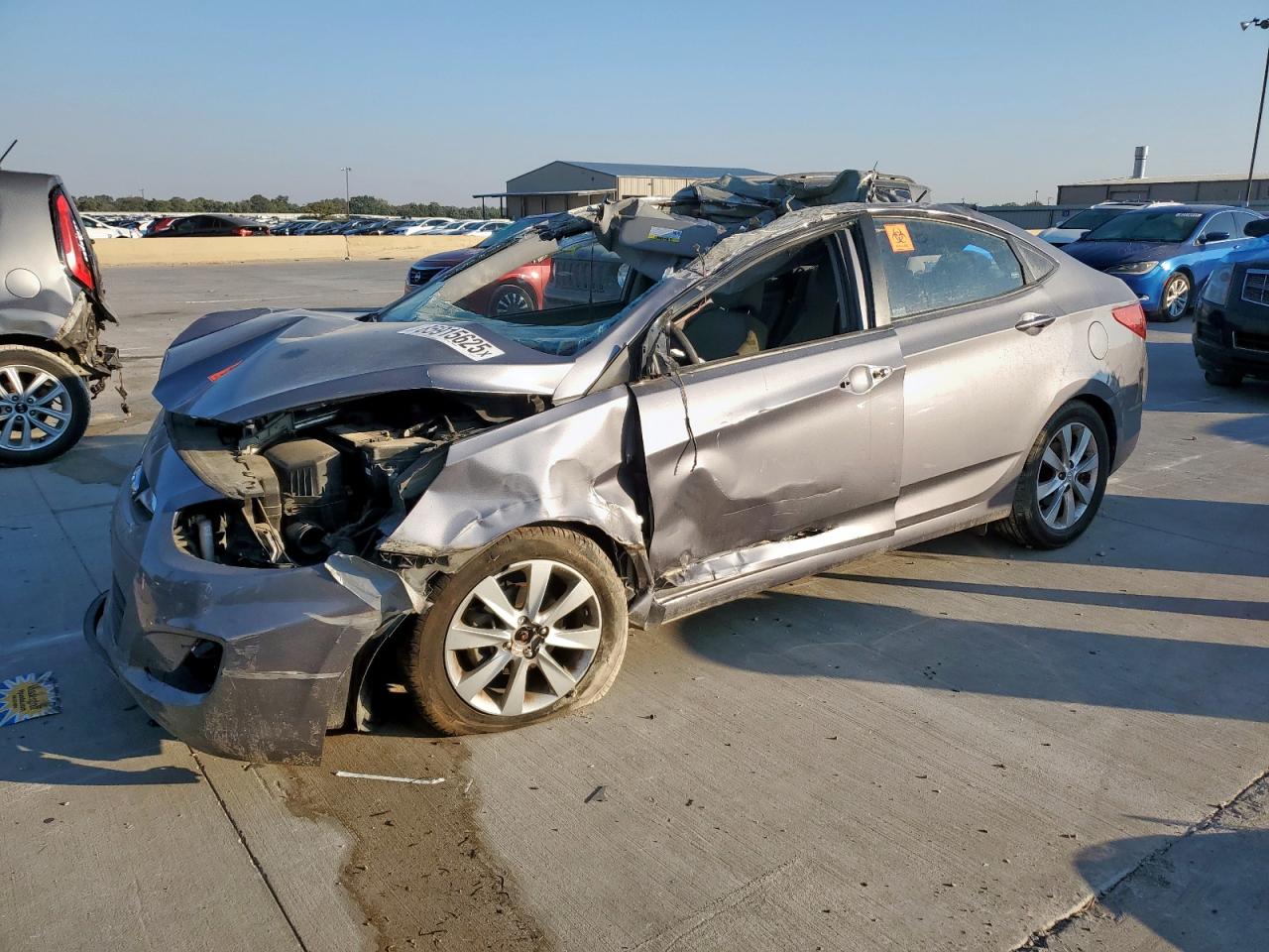 2014 Hyundai Accent Gls VIN: KMHCU4AE3EU771762 Lot: 85915625