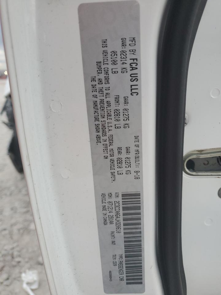 2018 Chrysler 300 Touring VIN: 2C3CCAAG4JH320610 Lot: 86884045