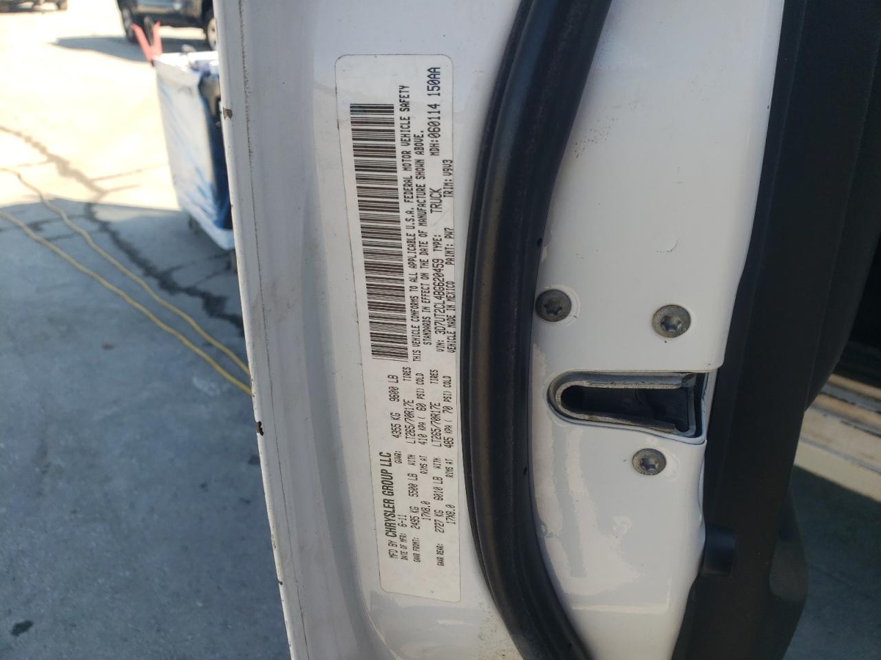 2011 Dodge Ram 2500 VIN: 3D7UT2CL4BG620459 Lot: 90433525