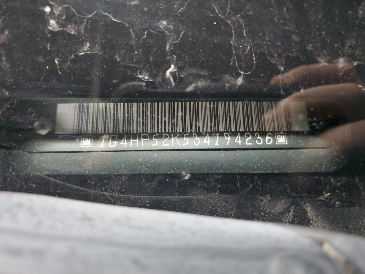 2003 Buick Lesabre Custom VIN: 1G4HP52K534194236 Lot: 84928075