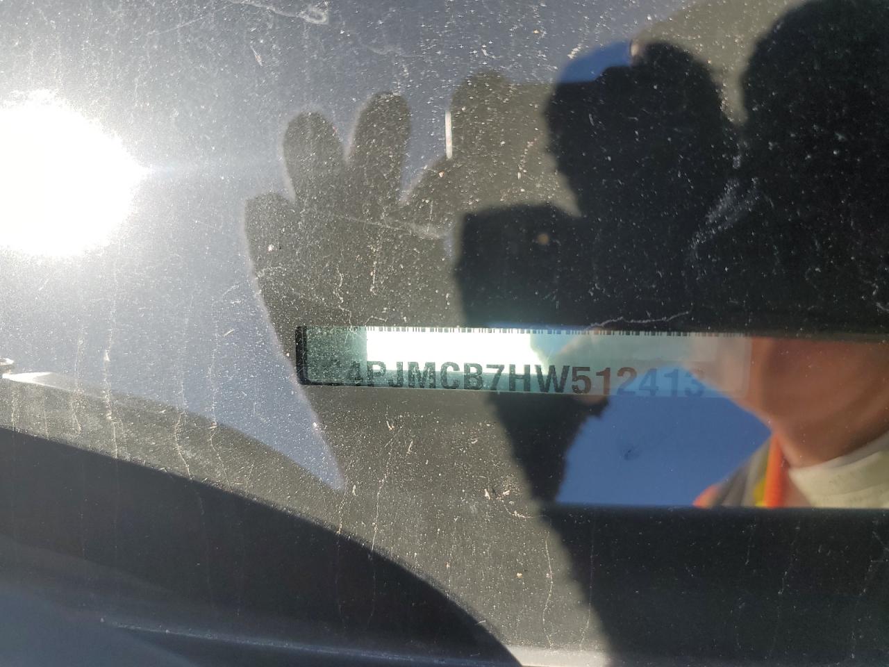 2017 Jeep Cherokee Latitude VIN: 1C4PJMCB7HW512413 Lot: 89555245