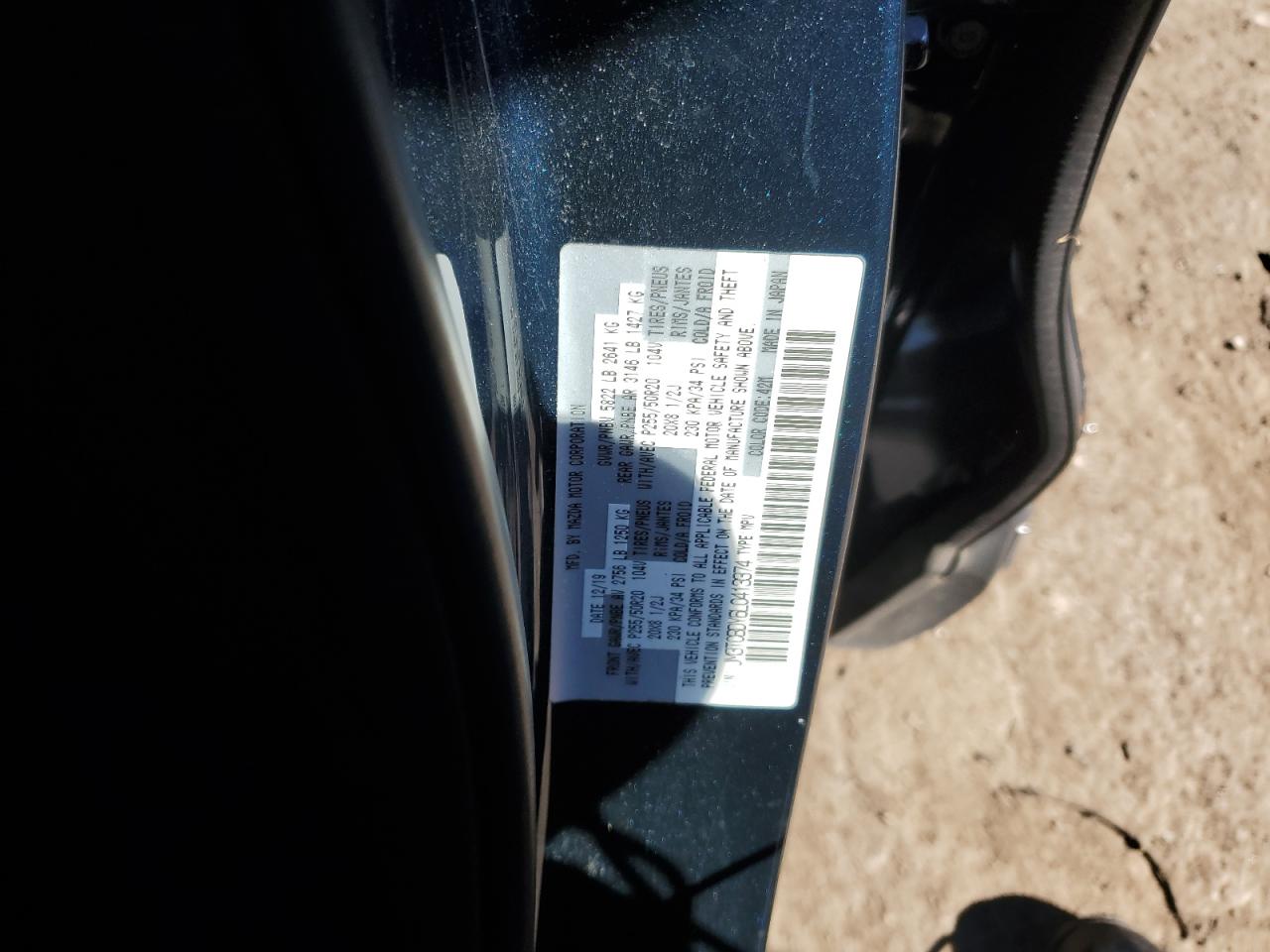 2020 Mazda Cx-9 Grand Touring VIN: JM3TCBDY6L0413374 Lot: 85829995