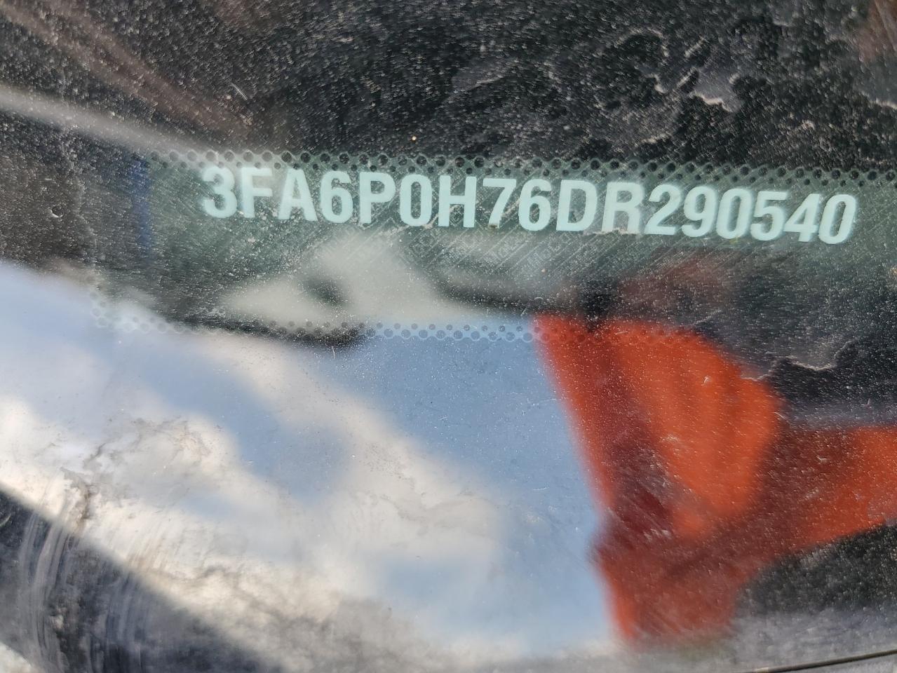 2013 Ford Fusion Se VIN: 3FA6P0H76DR290540 Lot: 86238685