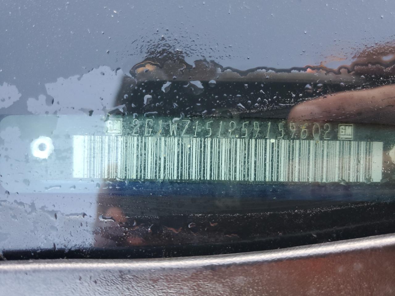 2005 Chevrolet Monte Carlo Ss Supercharged VIN: 2G1WZ151259159602 Lot: 86279815