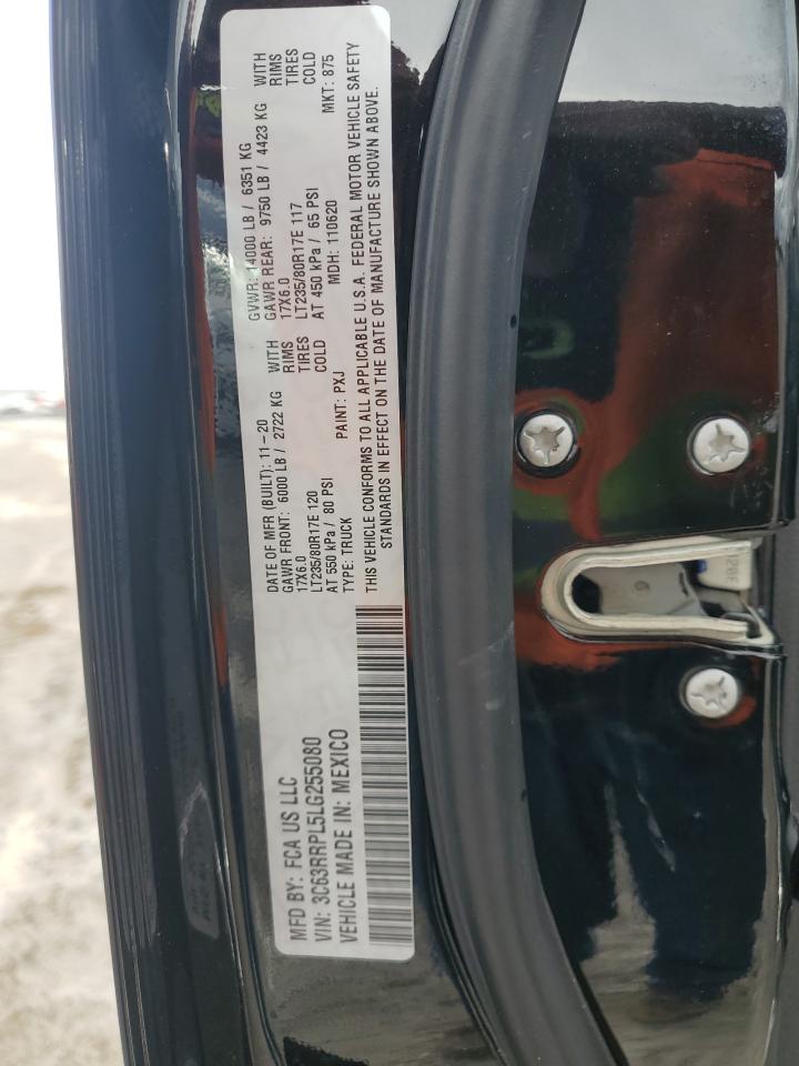2020 Ram 3500 Limited VIN: 3C63RRPL5LG255080 Lot: 90550225