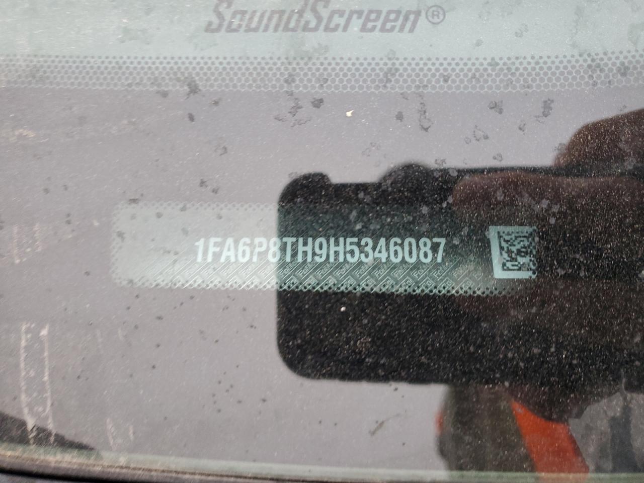 2017 Ford Mustang VIN: 1FA6P8TH9H5346087 Lot: 85653435