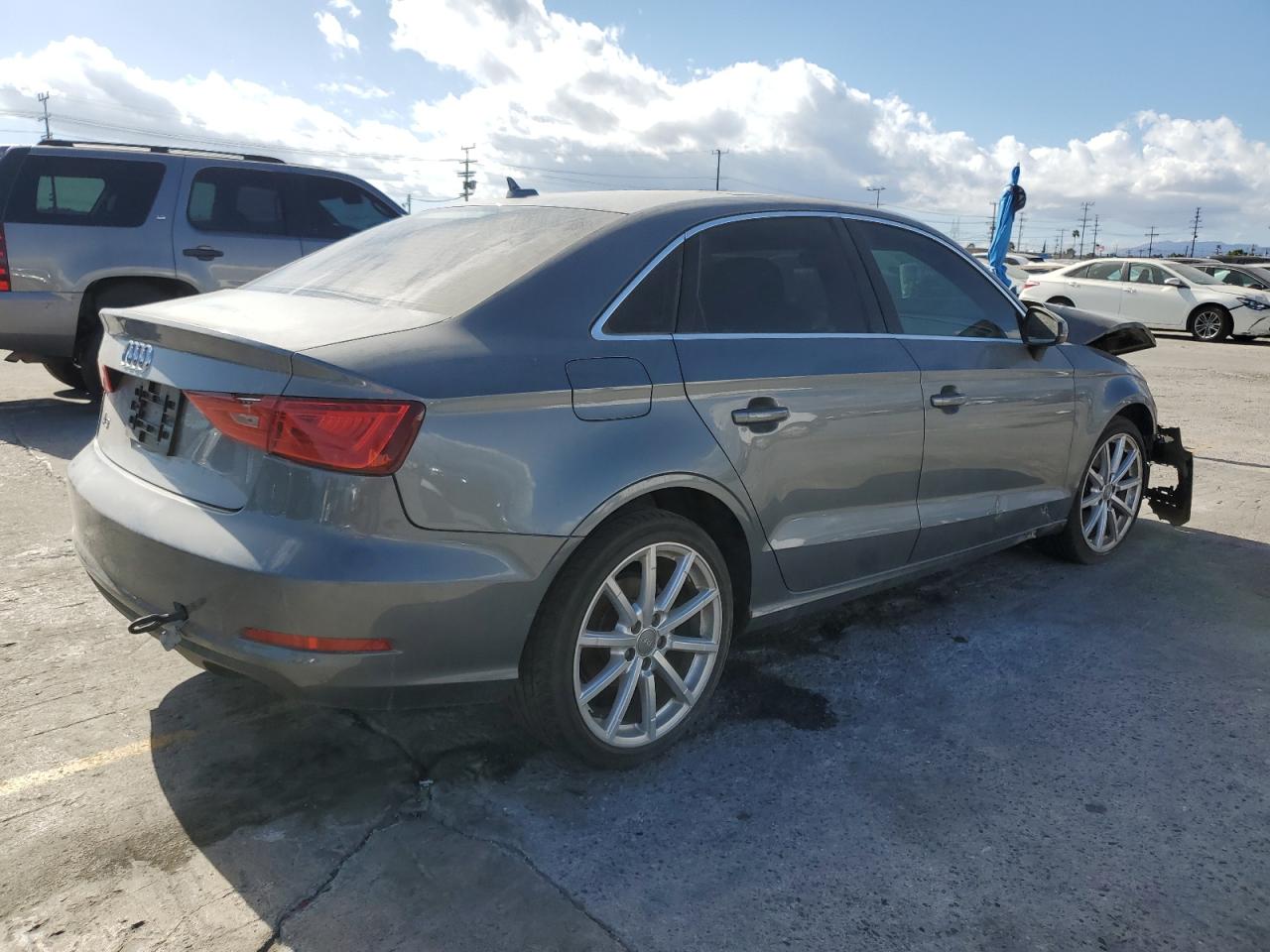 2015 Audi A3 Premium grey  gas WAUACGFF3F1001398 photo #4