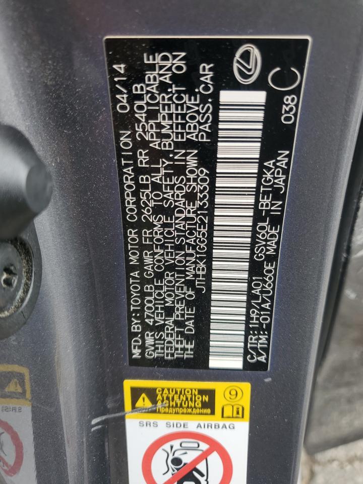 2014 Lexus Es 350 VIN: JTHBK1GG5E2133309 Lot: 84011675