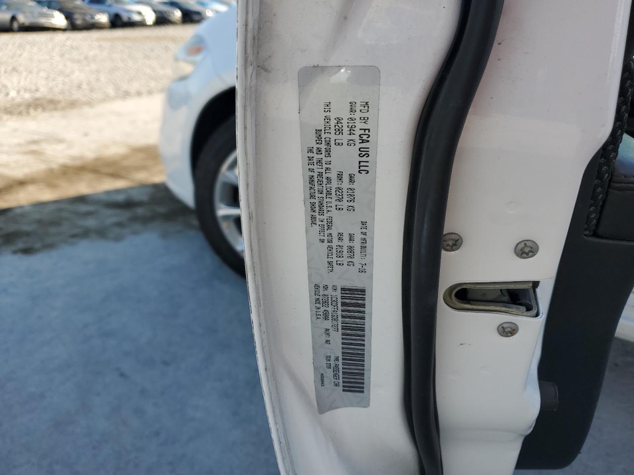 2016 Dodge Dart Sxt Sport VIN: 1C3CDFFA1GD817277 Lot: 86854125