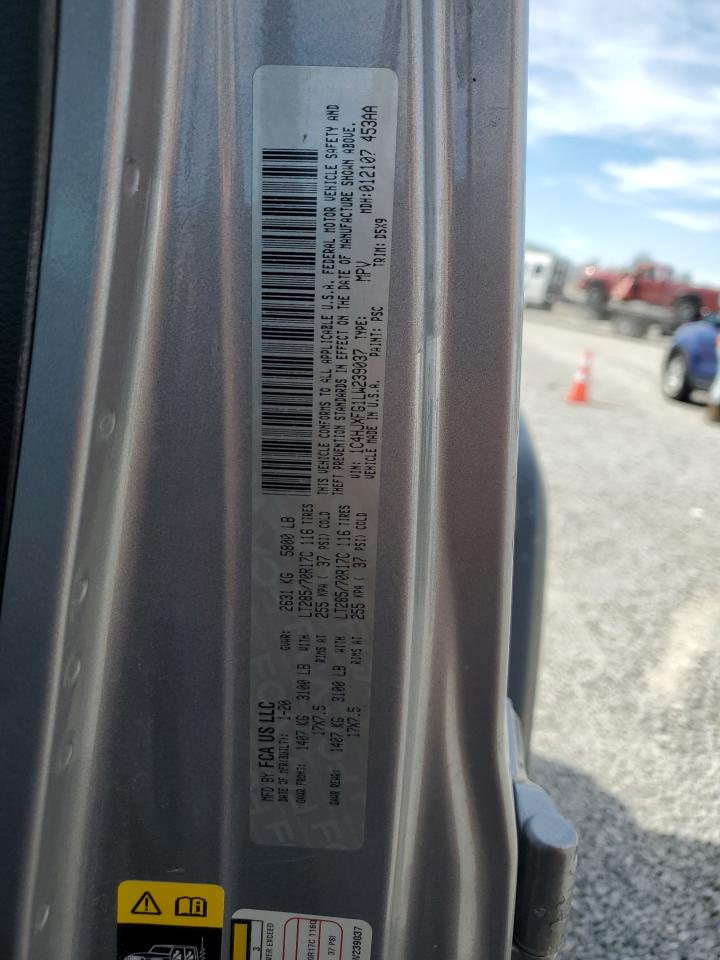 2020 Jeep Wrangler Unlimited Rubicon VIN: 1C4HJXFG1LW239037 Lot: 84184935